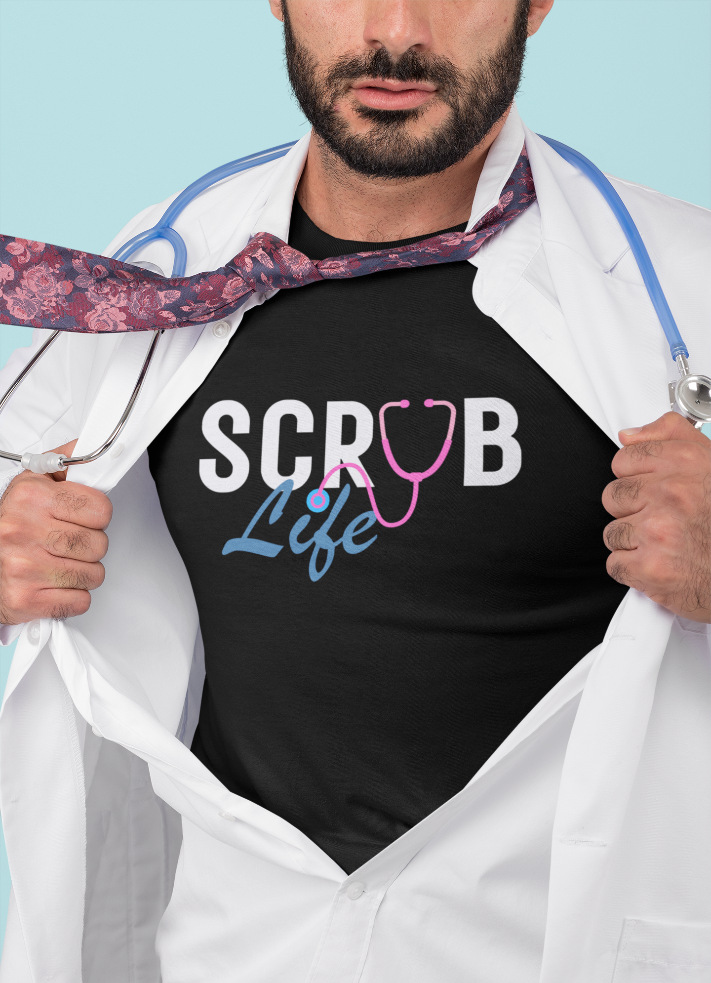 SCRUB LIFE, UNISEX SHIRT
