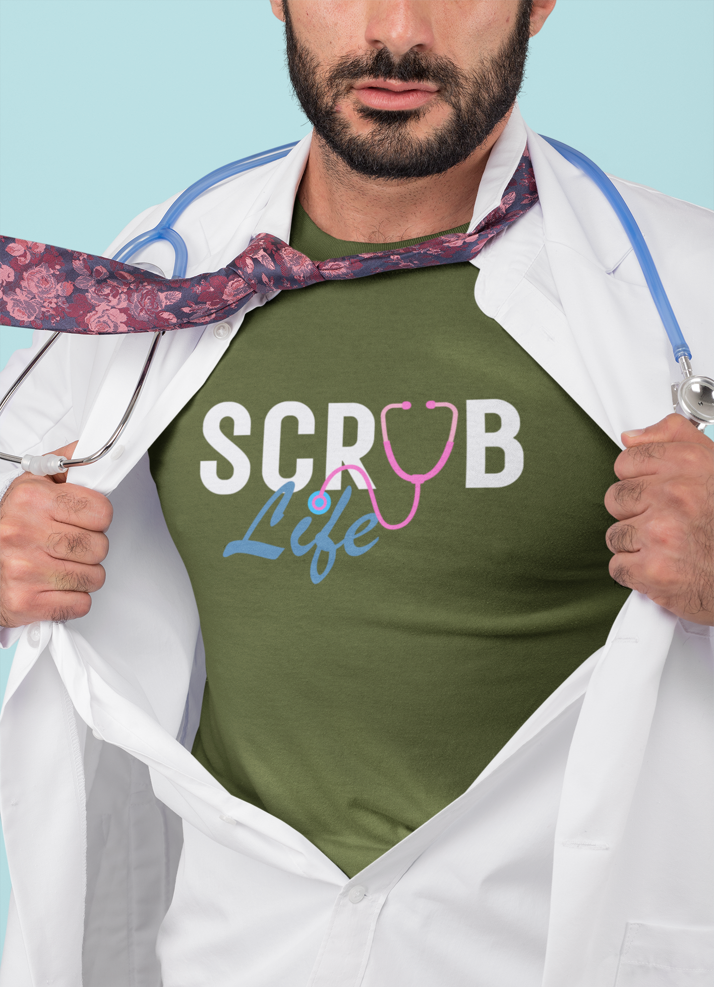 SCRUB LIFE, UNISEX SHIRT