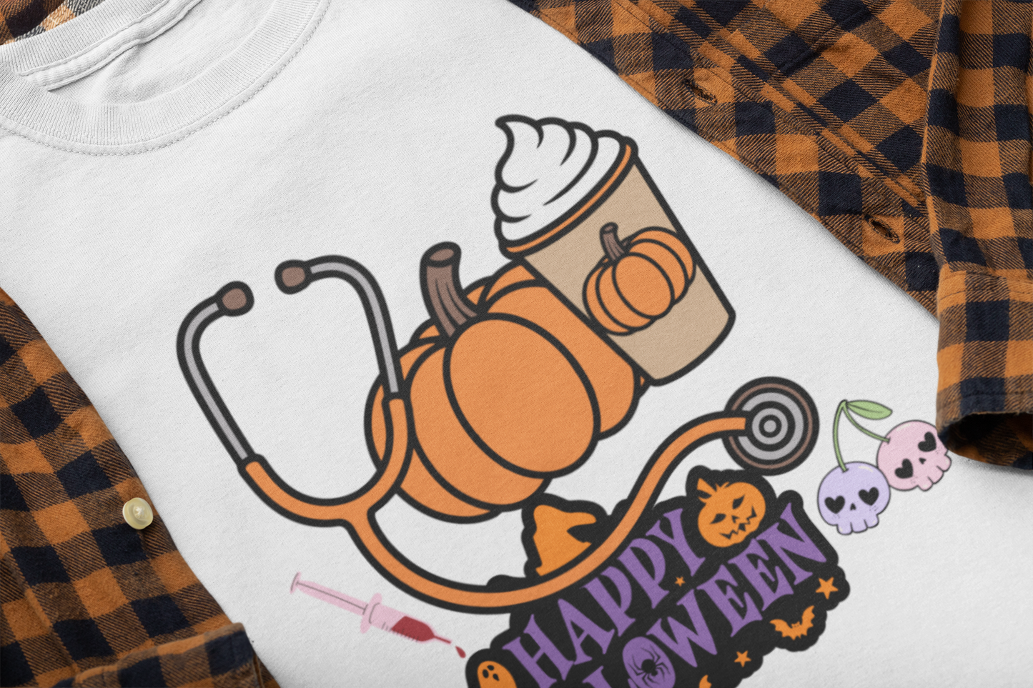 Halloween Tee, unisex, for healthcare worker