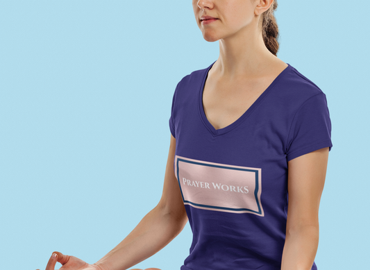 PRAYER WORKS, V NECK SHIRT